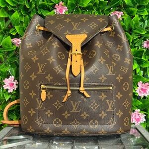 Louis Vuitton Montsour Monogram Backpack